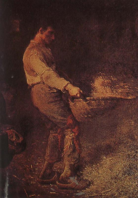 Jean Francois Millet Man oil painting image